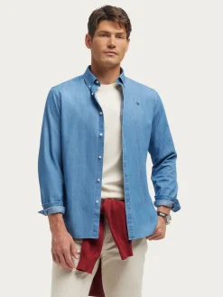 Casual-Alvaro Moreno CAMISA DENIM B.DOWN Azul