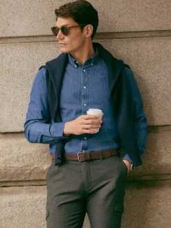 Casual-Alvaro Moreno CAMISA DENIM B.DOWN Azul Marino