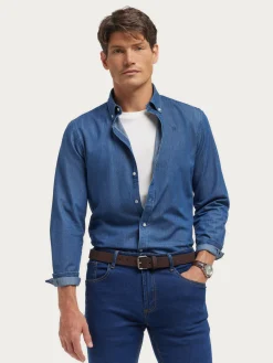 Casual-Alvaro Moreno CAMISA DENIM B.DOWN Azul Marino