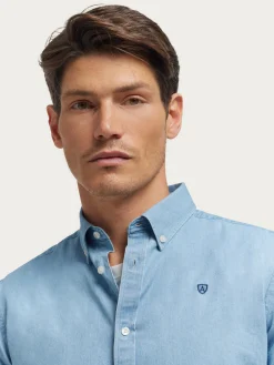 Casual-Alvaro Moreno CAMISA DENIM B.DOWN Celeste