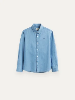 Camisas-Alvaro Moreno CAMISA DENIM KIDS Azul