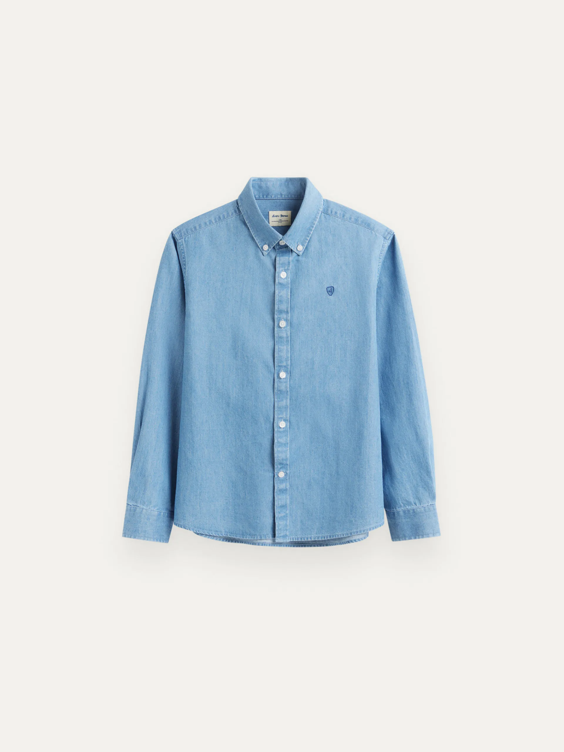 Camisas-Alvaro Moreno CAMISA DENIM KIDS Azul