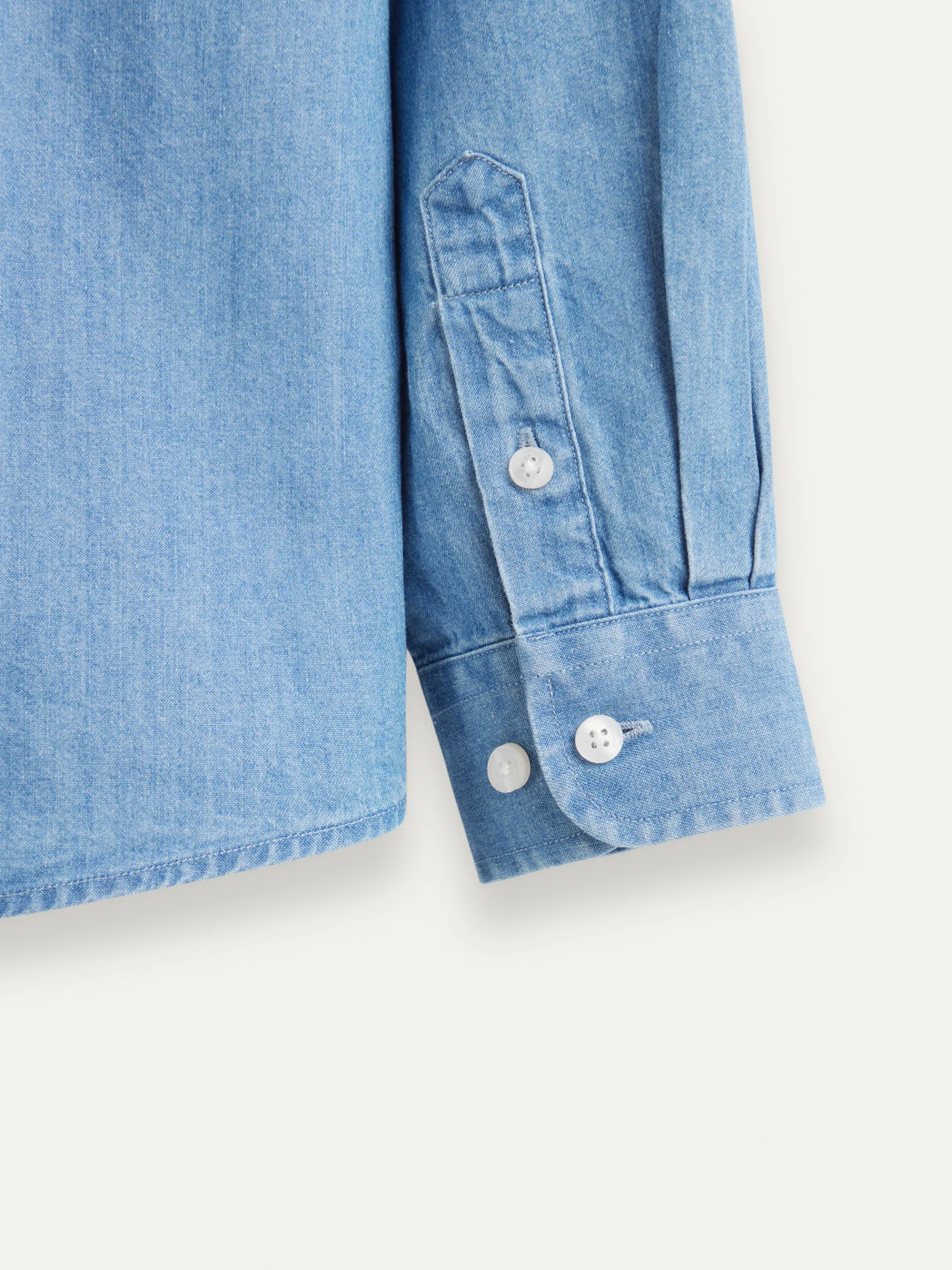 Camisas-Alvaro Moreno CAMISA DENIM KIDS Azul