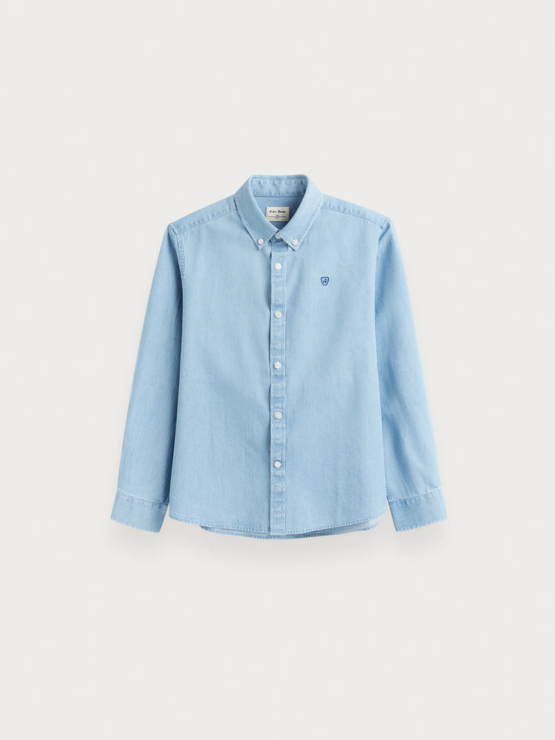 Camisas-Alvaro Moreno CAMISA DENIM KIDS Celeste