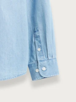 Camisas-Alvaro Moreno CAMISA DENIM KIDS Celeste