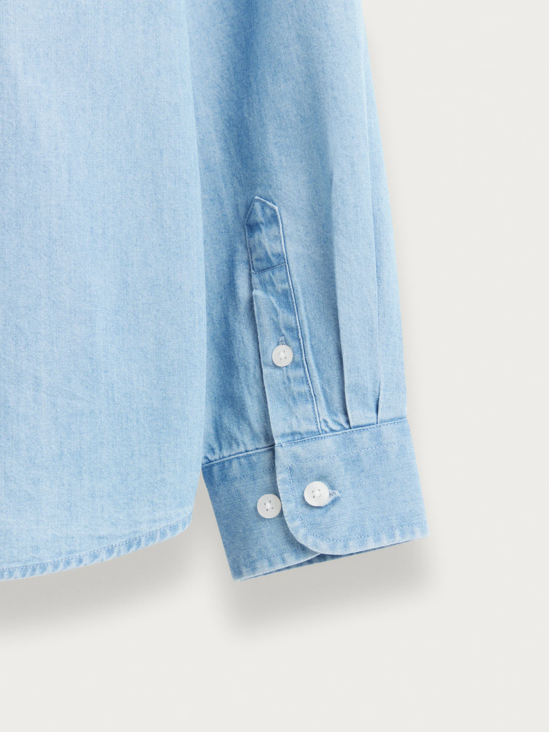 Camisas-Alvaro Moreno CAMISA DENIM KIDS Celeste