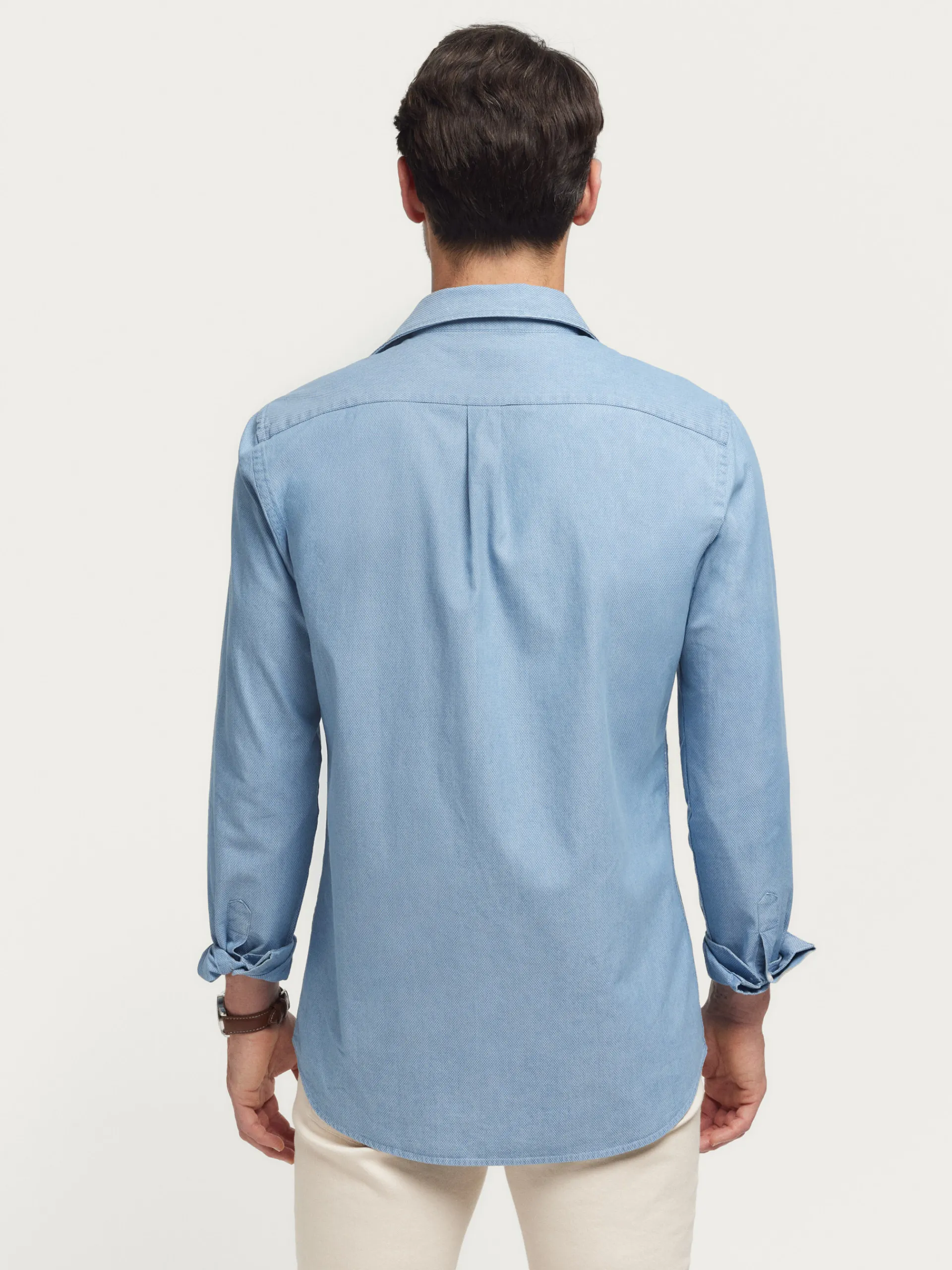 Casual-Alvaro Moreno CAMISA DENIM STRUCTURE Azul