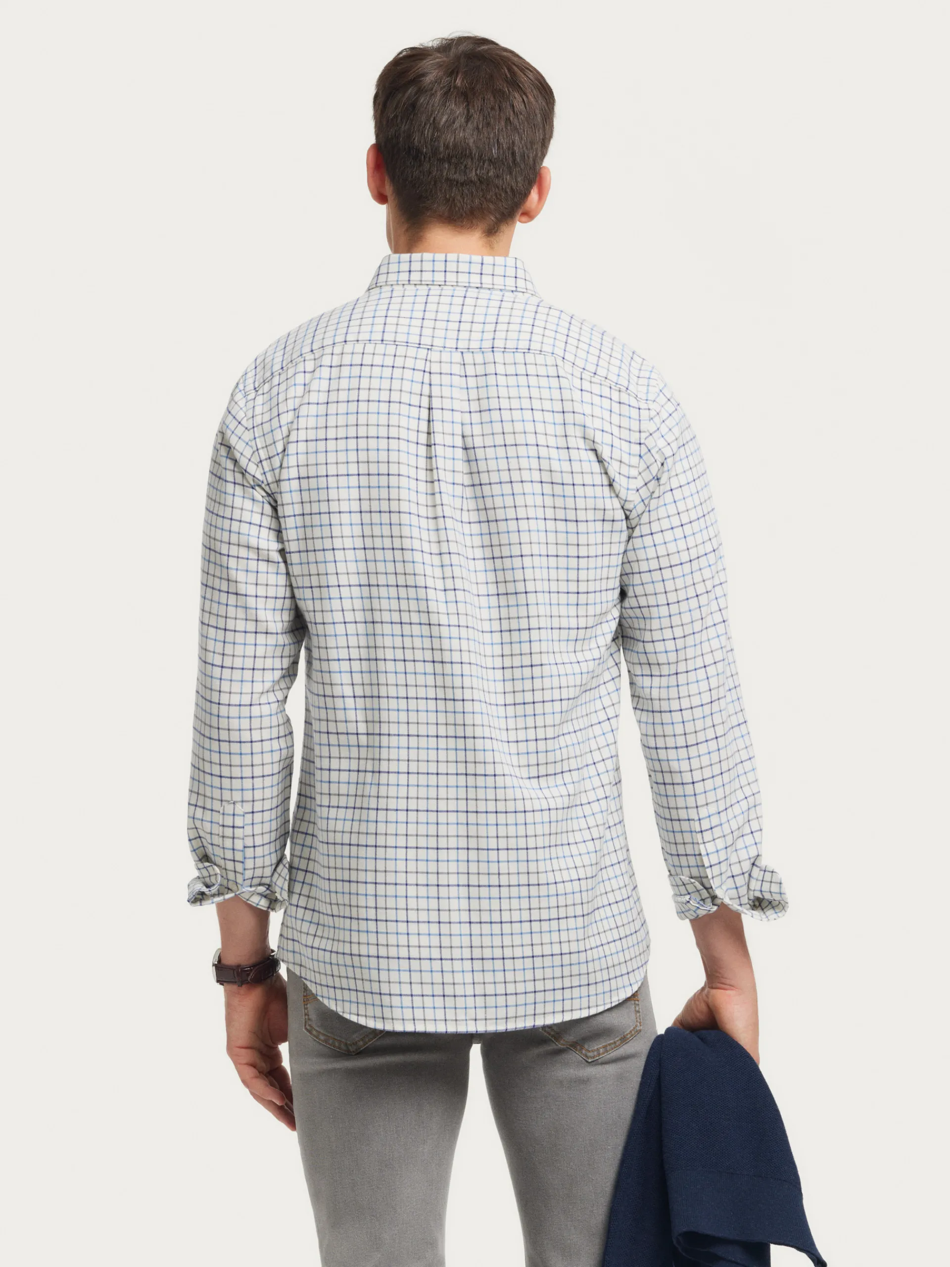 Franela-Alvaro Moreno CAMISA FLANNEL CHECKS Azul Marino