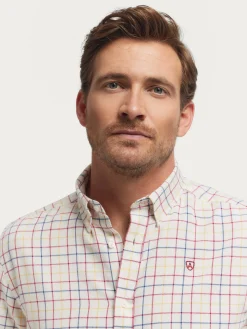 Franela-Alvaro Moreno CAMISA FLANNEL CHECKS Burdeos