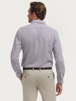 Franela-Alvaro Moreno CAMISA FLANNEL CHECKS Burdeos