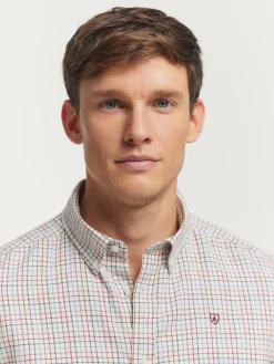 Franela-Alvaro Moreno CAMISA FLANNEL CHECKS Burdeos