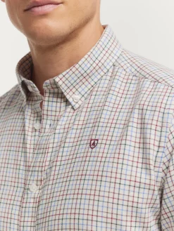 Franela-Alvaro Moreno CAMISA FLANNEL CHECKS Burdeos