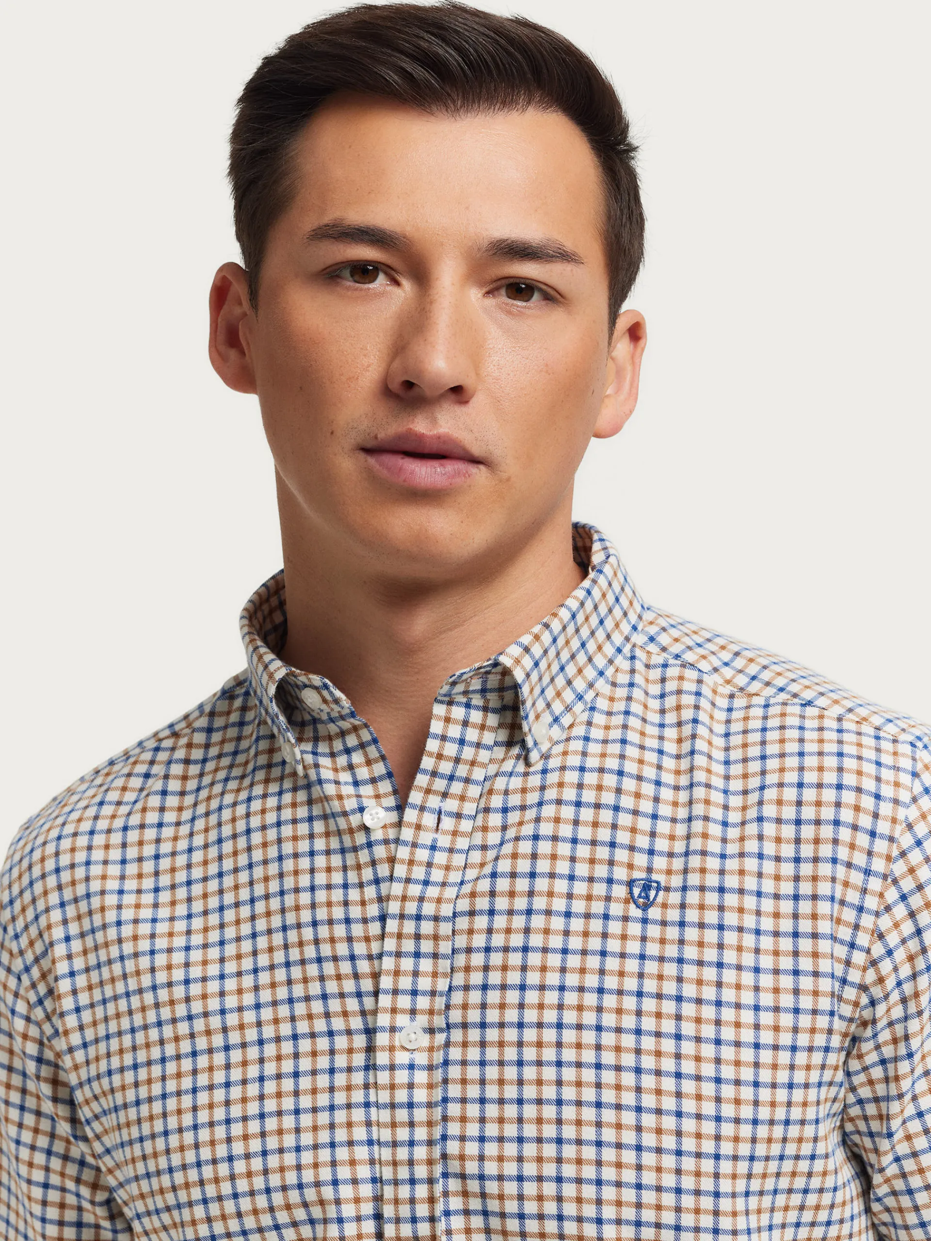 Franela-Alvaro Moreno CAMISA FLANNEL CHECKS Mostaza