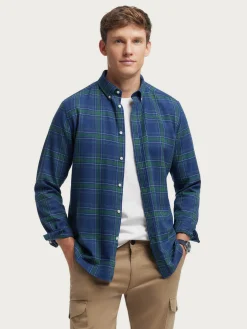 Franela-Alvaro Moreno CAMISA FLANNEL TARTAN Verde