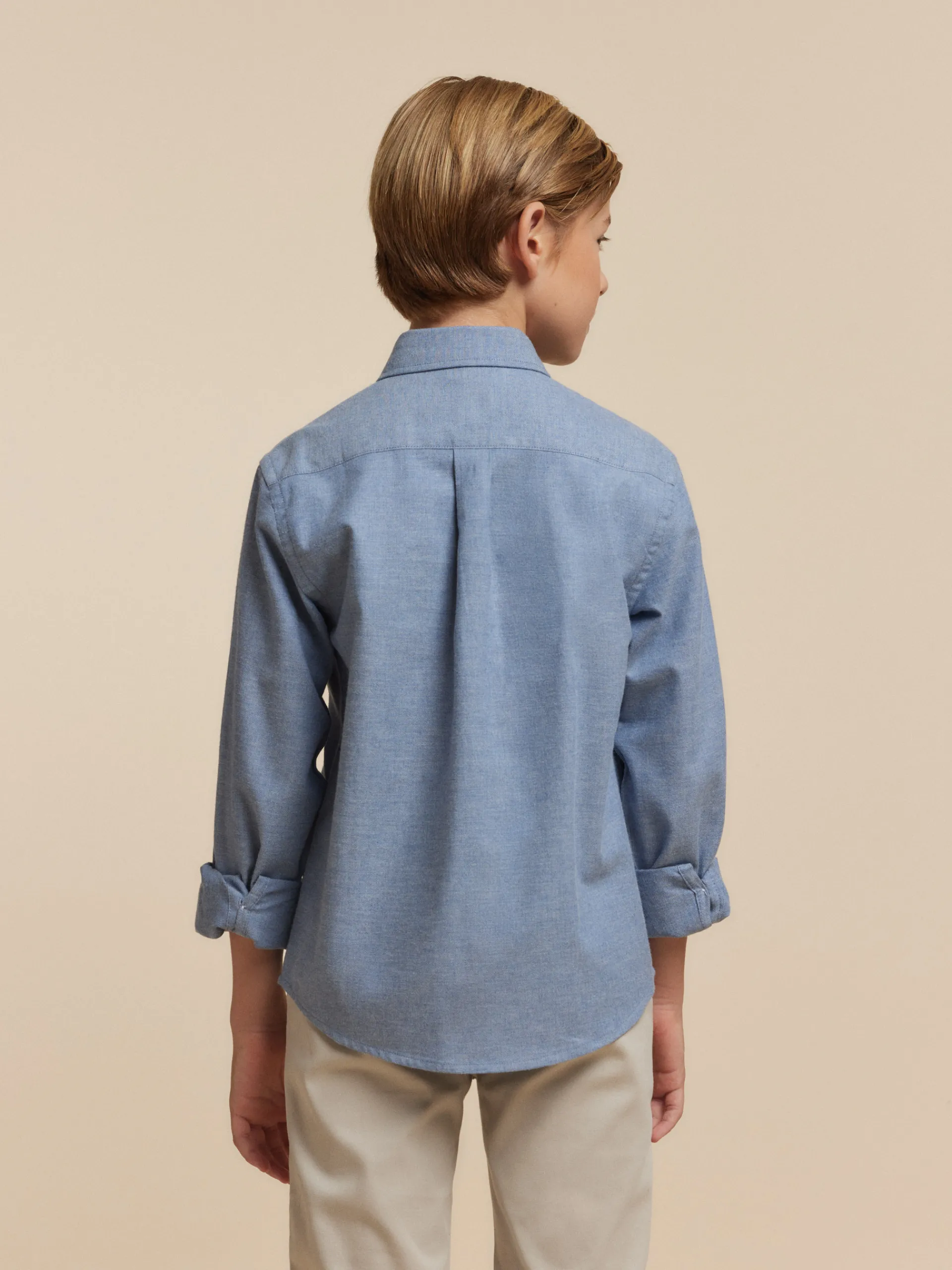 Camisas-Alvaro Moreno CAMISA FLANNEL TWILL KIDS Azul