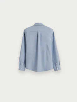 Camisas-Alvaro Moreno CAMISA FLANNEL TWILL KIDS Azul