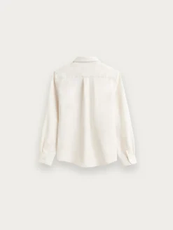 Camisas-Alvaro Moreno CAMISA FLANNEL TWILL KIDS Crudo