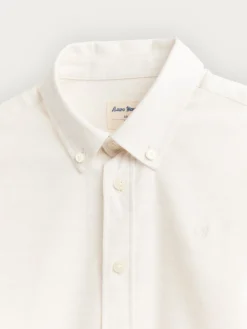 Camisas-Alvaro Moreno CAMISA FLANNEL TWILL KIDS Crudo