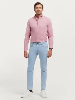 Franela-Alvaro Moreno CAMISA FLANNEL TWILL Rosa