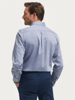 Casual-Alvaro Moreno CAMISA MICROESPIGA Azul Marino