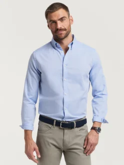 Casual-Alvaro Moreno CAMISA MICROESPIGA Celeste