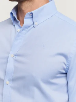 Casual-Alvaro Moreno CAMISA MICROESPIGA Celeste