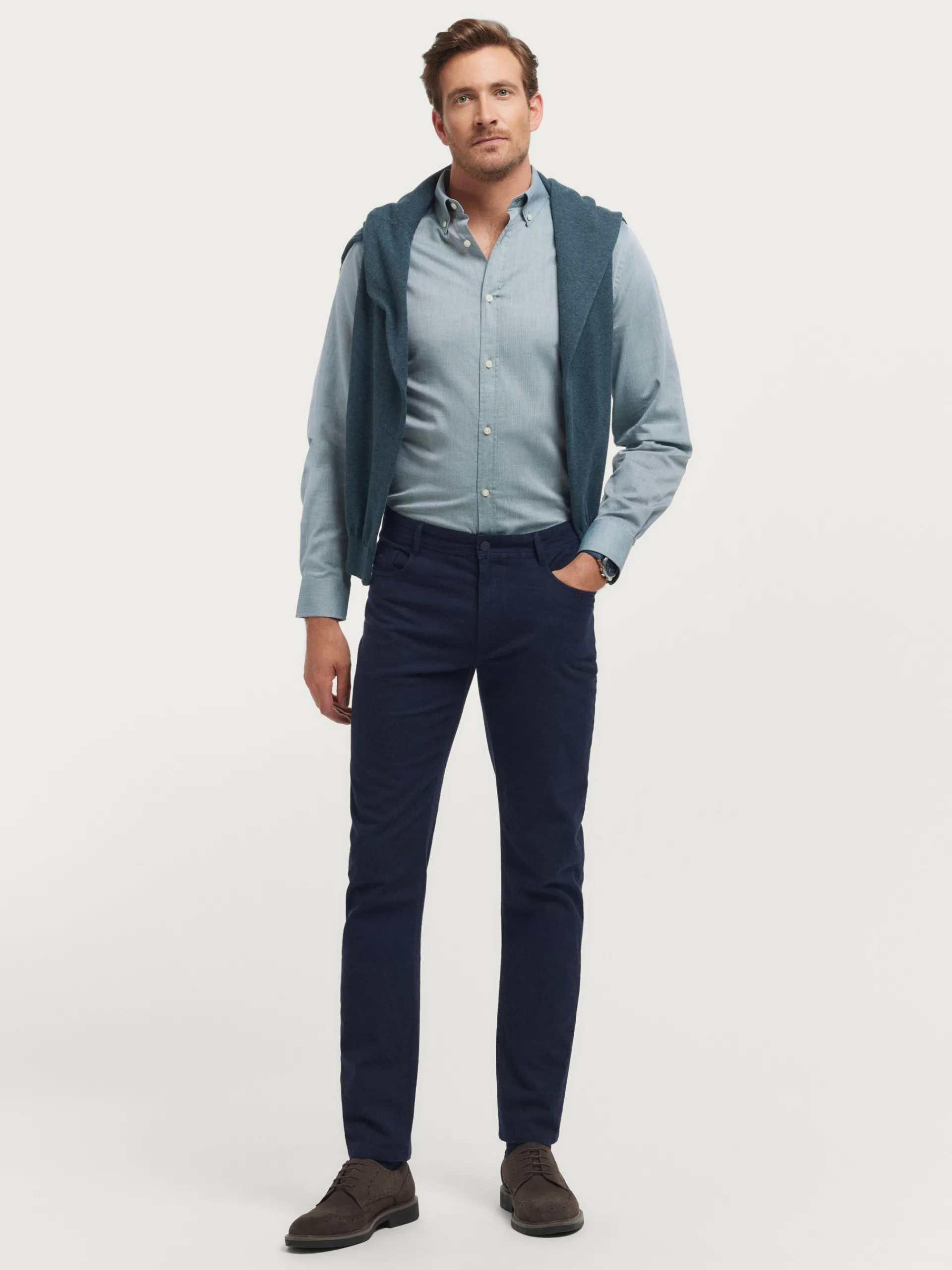 Casual-Alvaro Moreno CAMISA MICROESPIGA Verde