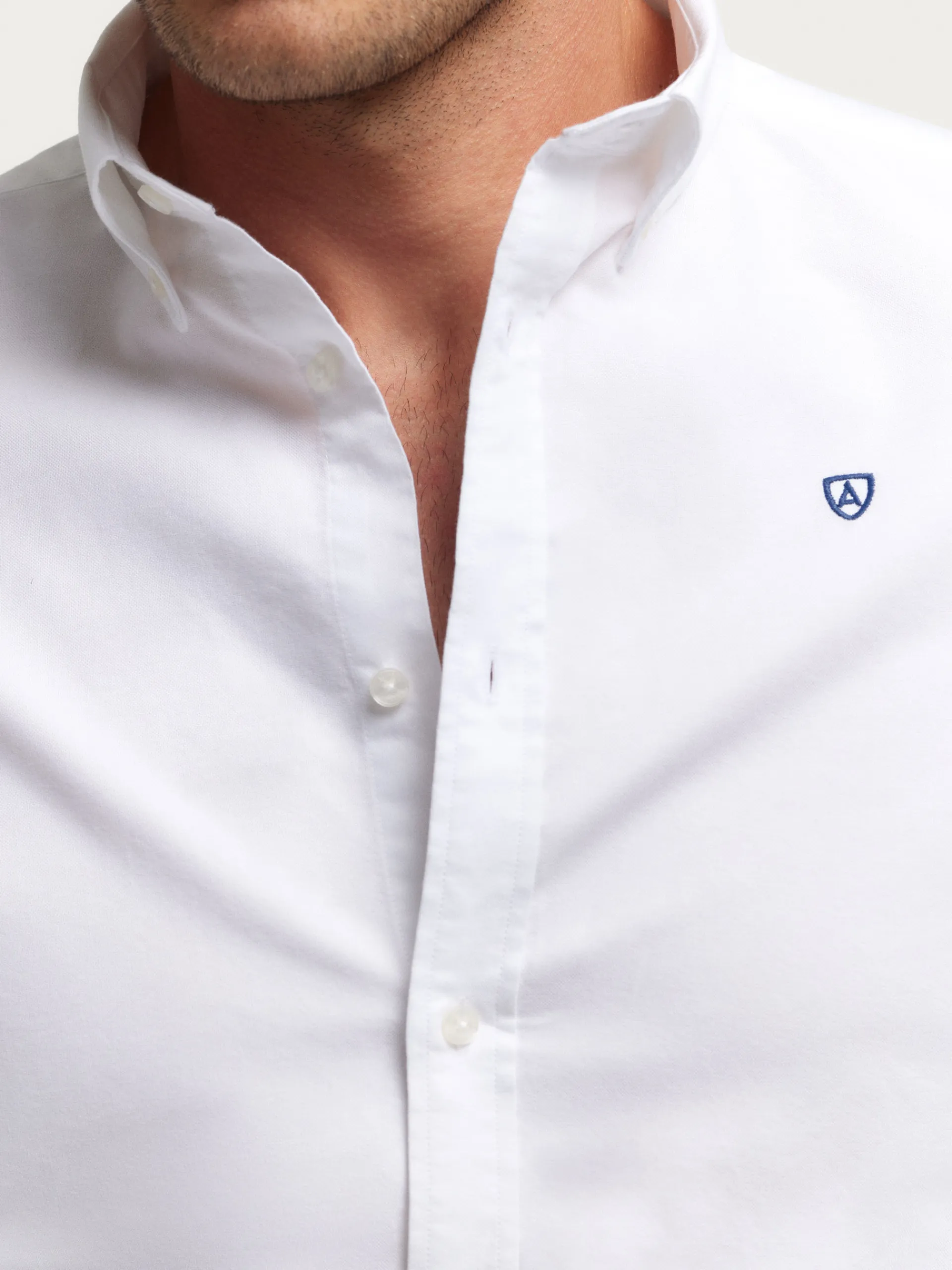 Oxford-Alvaro Moreno CAMISA OXFORD BASIC Blanco