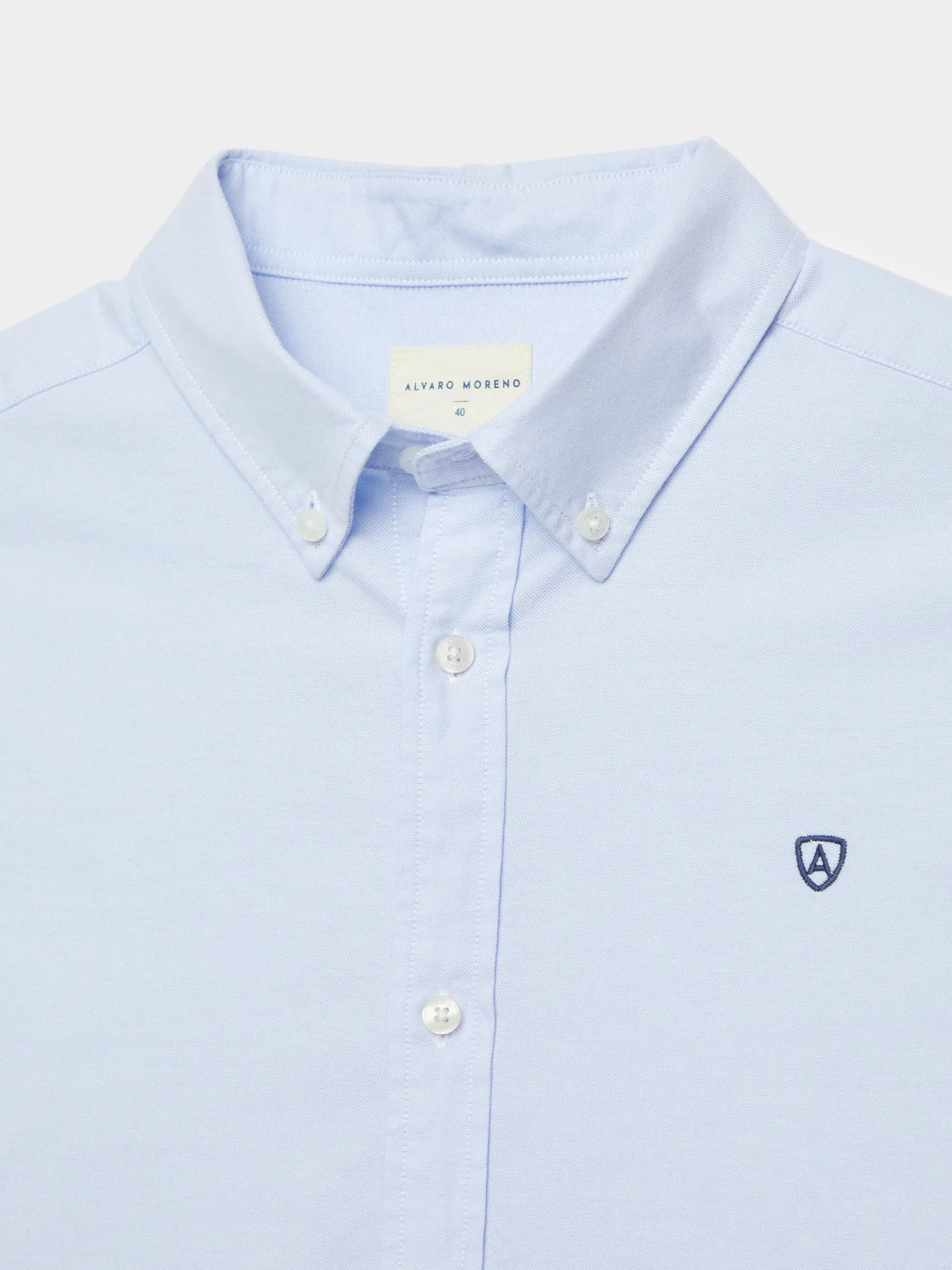 Oxford-Alvaro Moreno CAMISA OXFORD BASIC Celeste