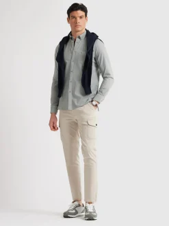 Oxford-Alvaro Moreno CAMISA OXFORD POCKET DYE Gris