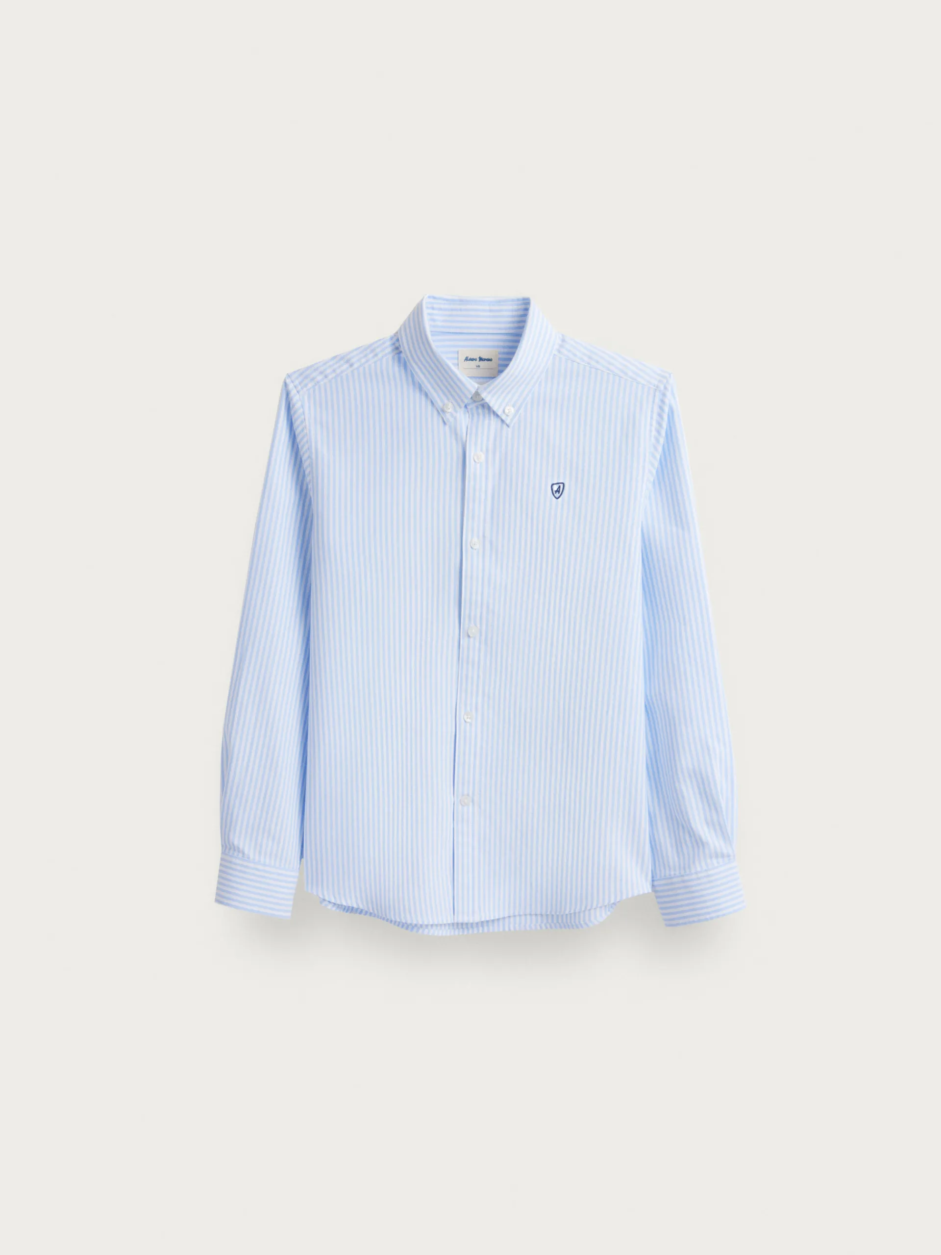 Camisas-Alvaro Moreno CAMISA OXFORD RAYAS KIDS Celeste