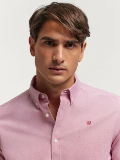 Oxford-Alvaro Moreno CAMISA OXFORD SOLID Burdeos