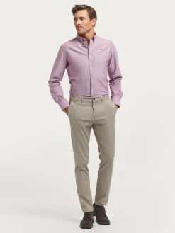 Oxford-Alvaro Moreno CAMISA OXFORD SOLID Burdeos