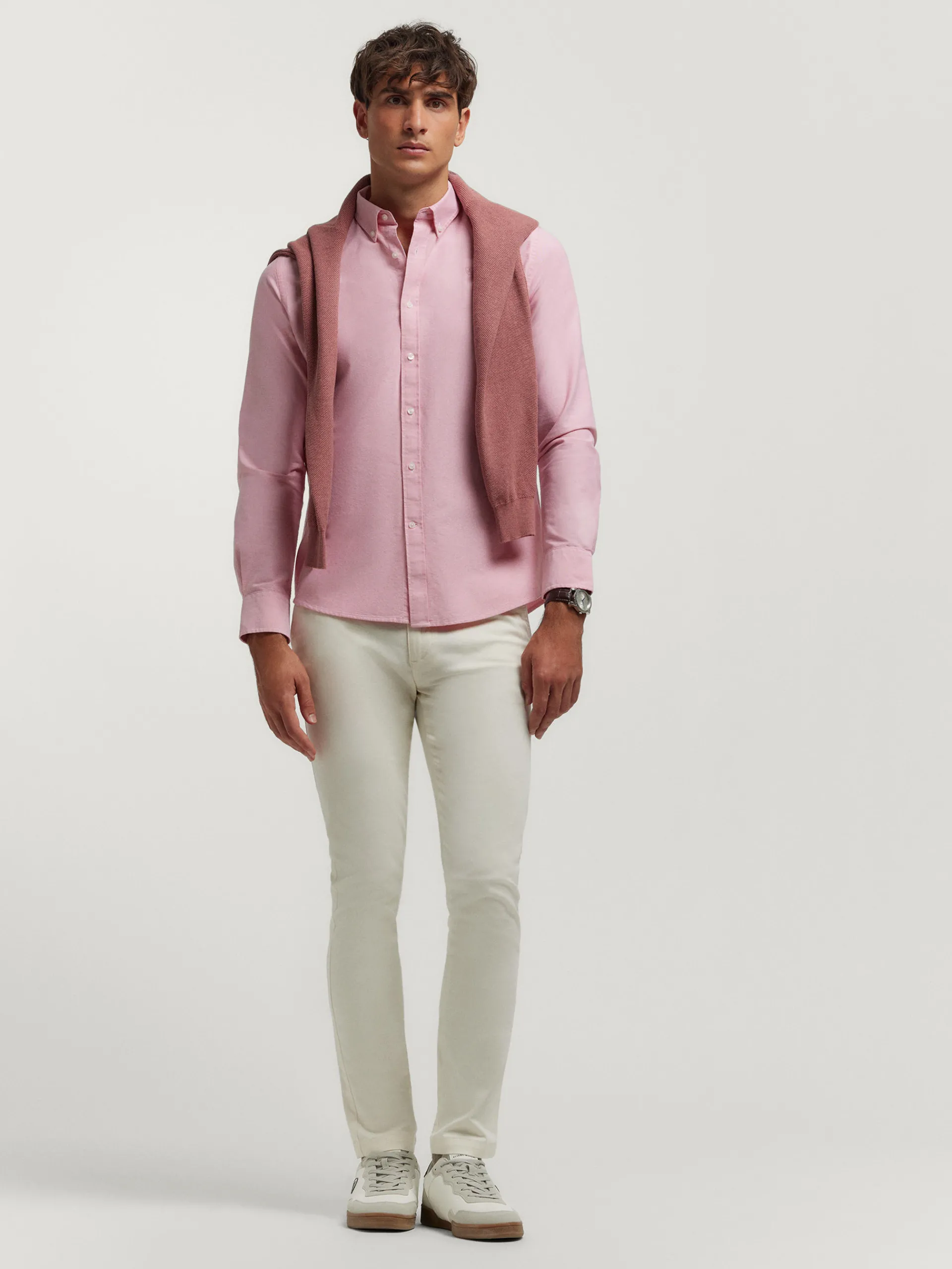 Oxford-Alvaro Moreno CAMISA OXFORD SOLID Coral