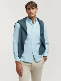 Oxford-Alvaro Moreno CAMISA OXFORD SOLID Verde Agua