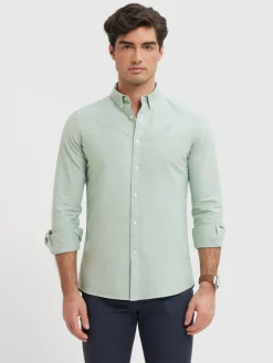Oxford-Alvaro Moreno CAMISA OXFORD SOLID Verde