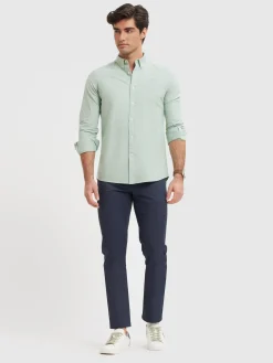 Oxford-Alvaro Moreno CAMISA OXFORD SOLID Verde