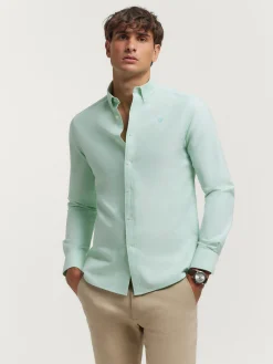 Oxford-Alvaro Moreno CAMISA OXFORD SOLID Verde