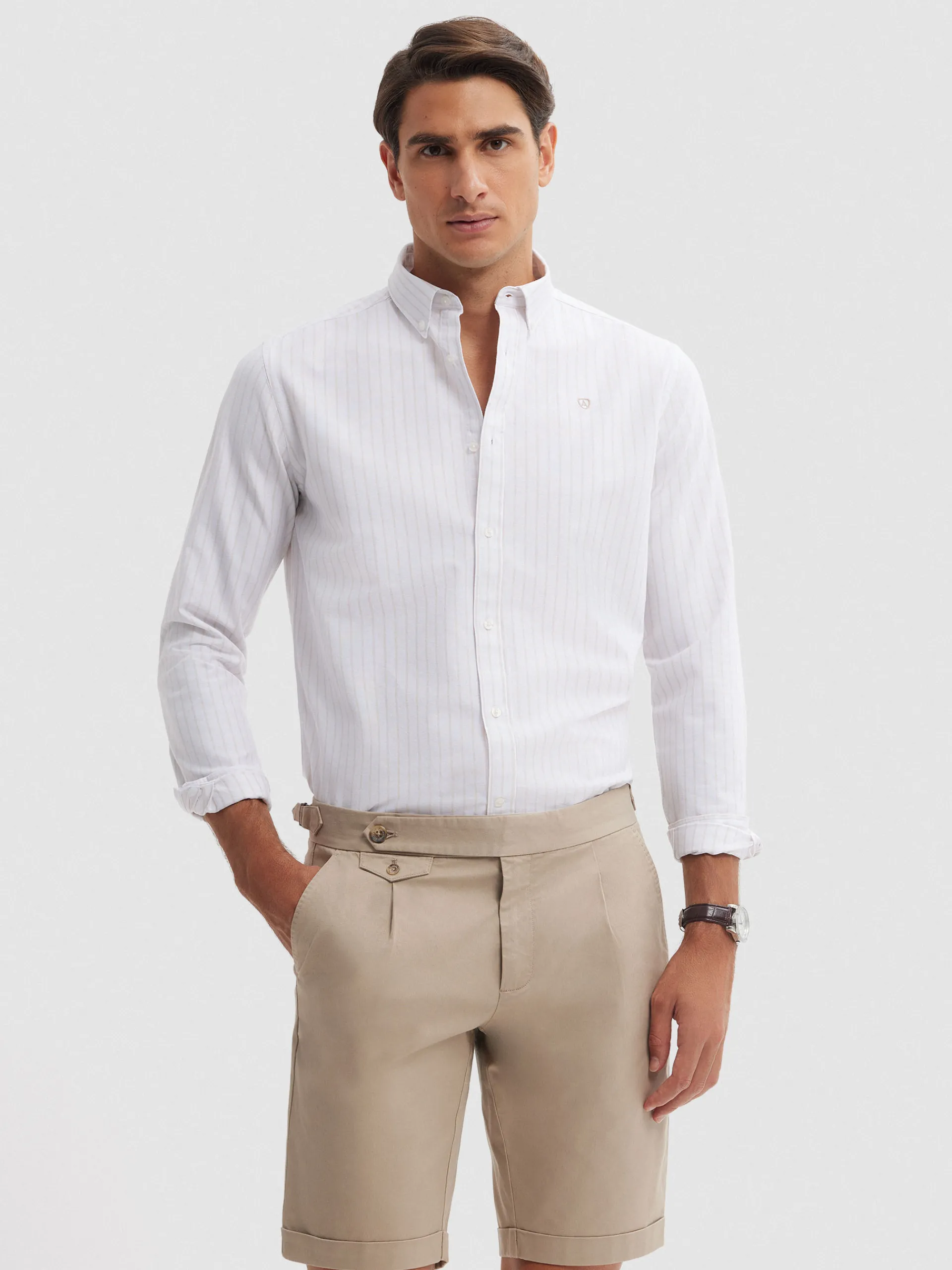 Oxford-Alvaro Moreno CAMISA OXFORD SUNNY Beige