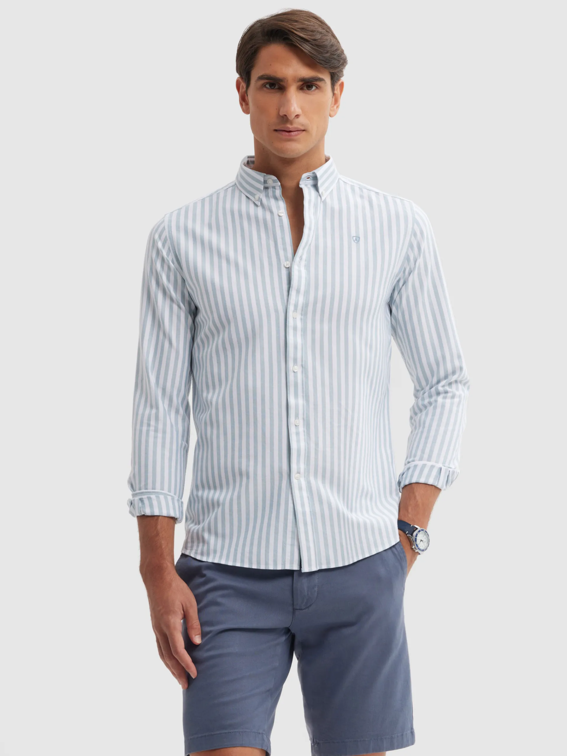 Oxford-Alvaro Moreno CAMISA OXFORD SUNSET Azul