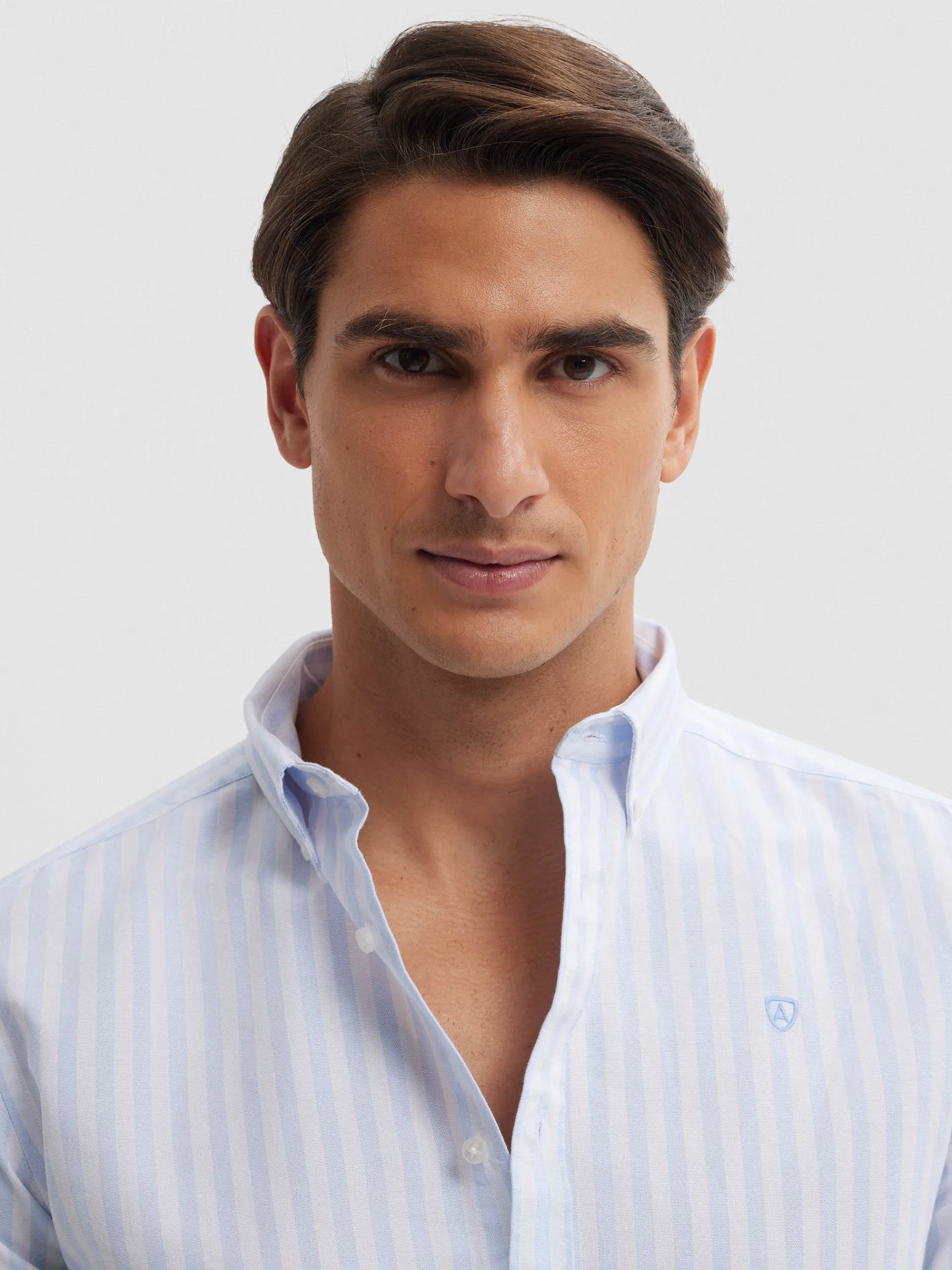 Oxford-Alvaro Moreno CAMISA OXFORD SUNSET Celeste