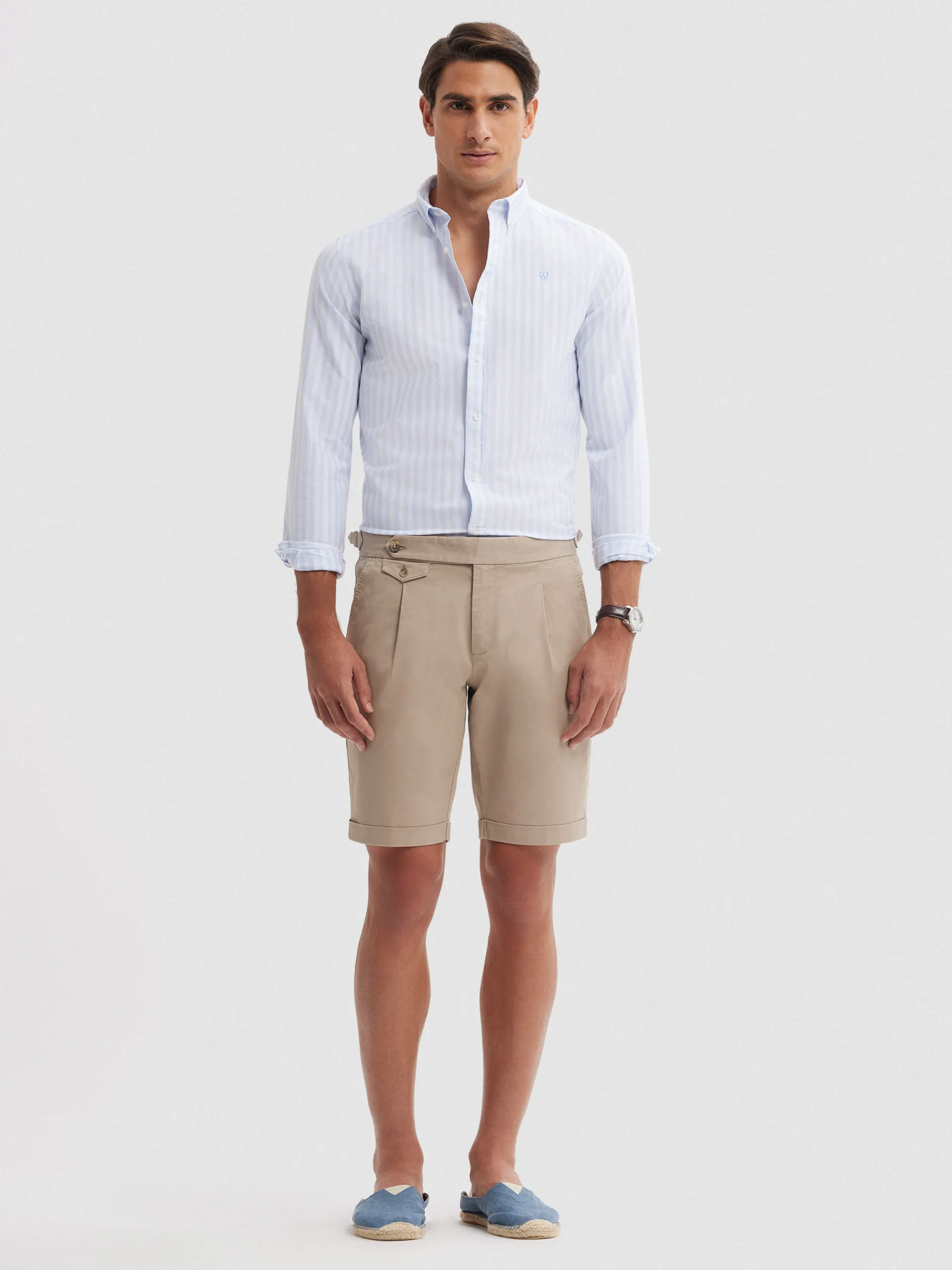 Oxford-Alvaro Moreno CAMISA OXFORD SUNSET Celeste