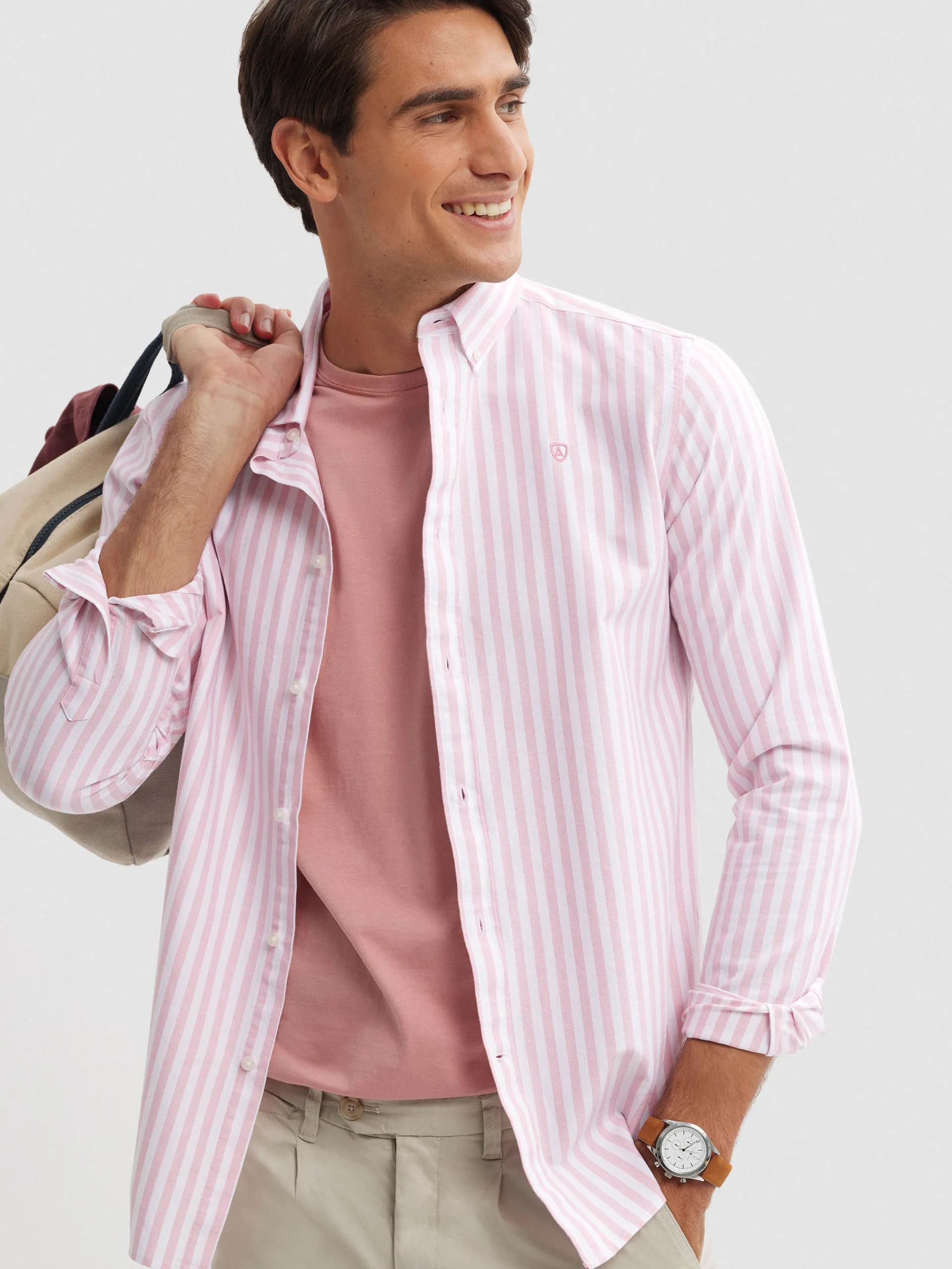 Oxford-Alvaro Moreno CAMISA OXFORD SUNSET Coral