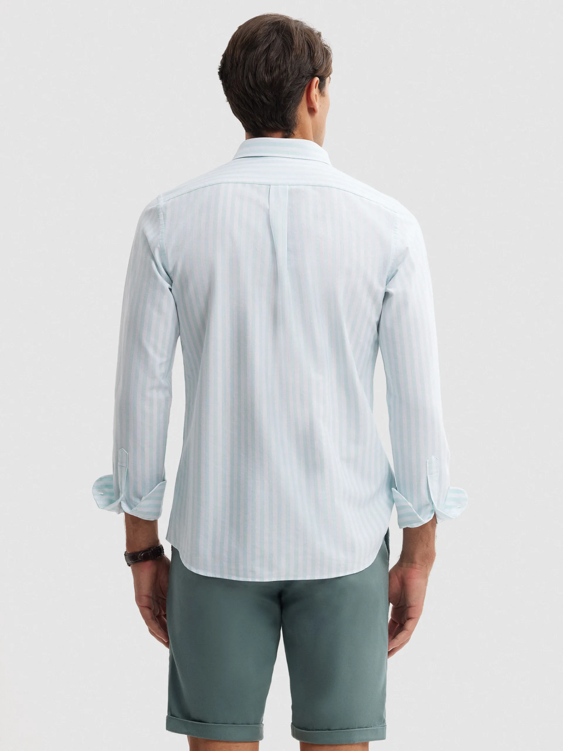 Oxford-Alvaro Moreno CAMISA OXFORD SUNSET Verde Agua
