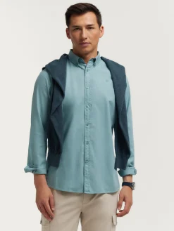 Casual-Alvaro Moreno CAMISA PANAMA DYE Azul