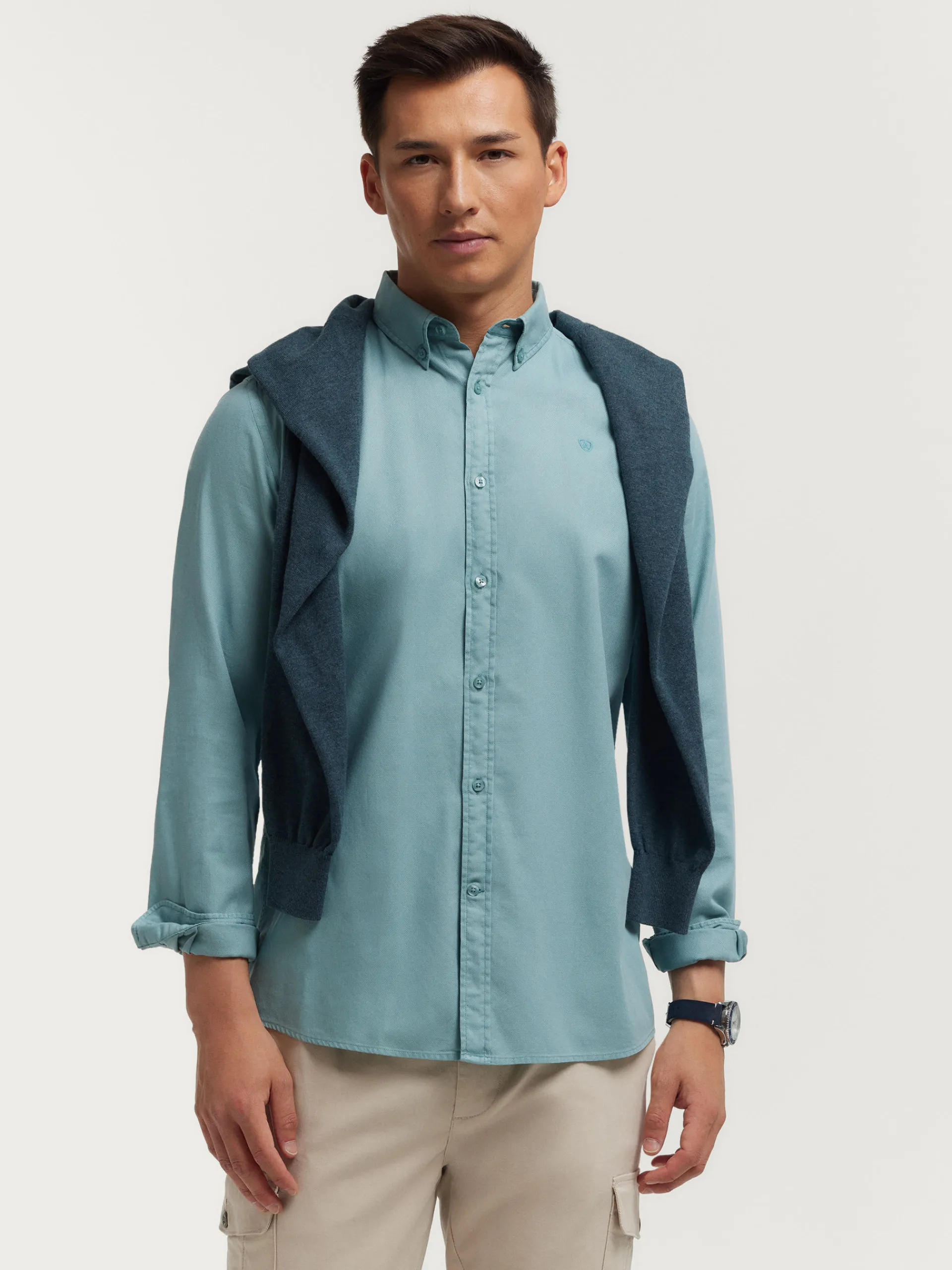 Casual-Alvaro Moreno CAMISA PANAMA DYE Azul