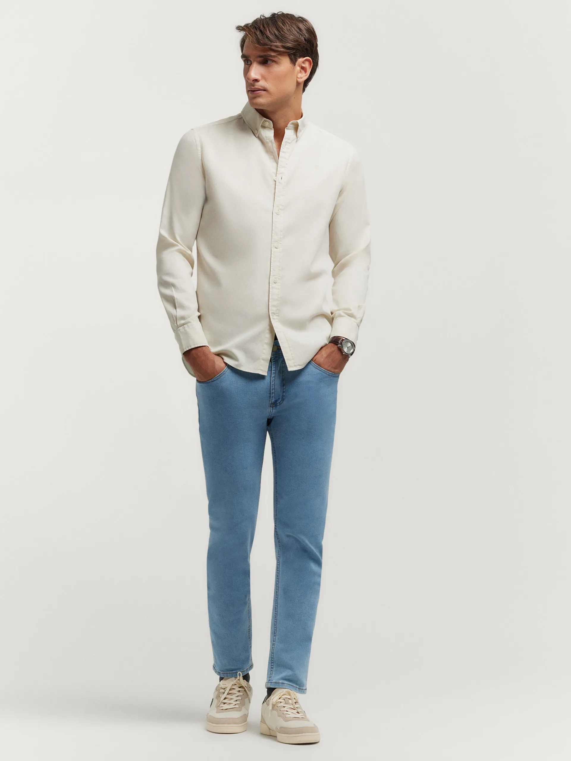 Casual-Alvaro Moreno CAMISA PANAMA DYE Beige