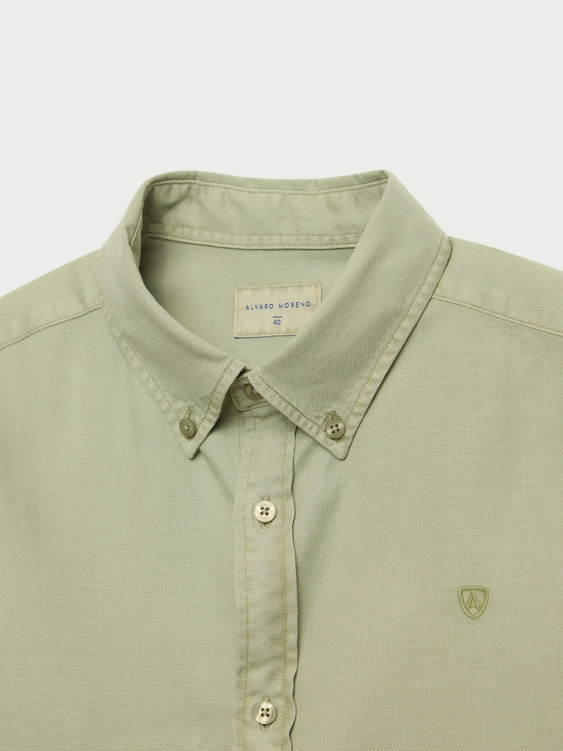 Casual-Alvaro Moreno CAMISA PANAMA DYE Verde