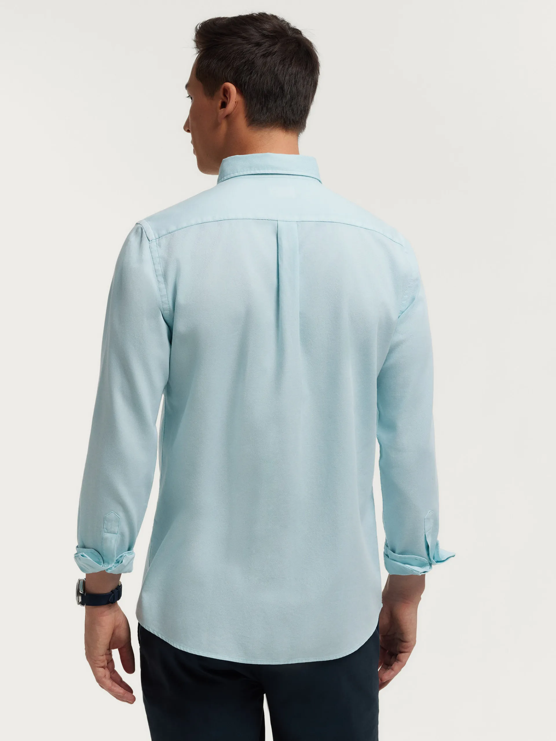 Casual-Alvaro Moreno CAMISA PANAMA DYE Verde Agua