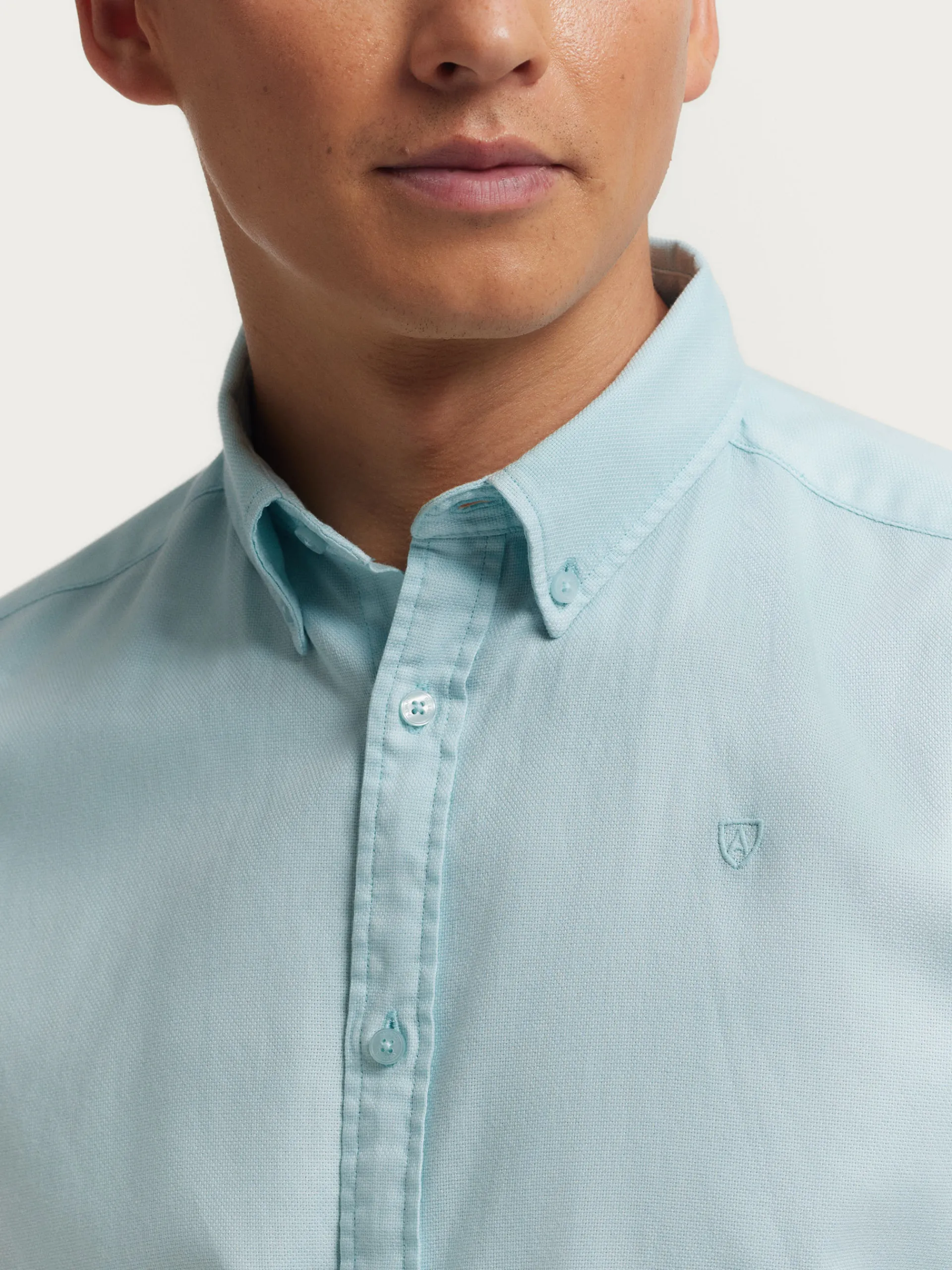 Casual-Alvaro Moreno CAMISA PANAMA DYE Verde Agua